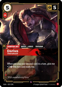 Card Games: Darius - Trifarian