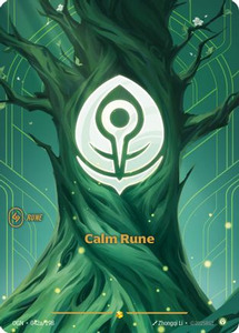 Card Games: Calm Rune Alt Art 042a