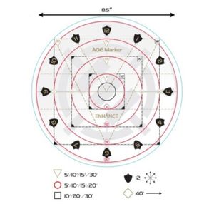 Products: Enhance Tabletop - AOE Damage Marker - Clear