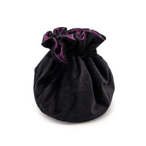 Plush Dice Bag - Purple