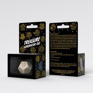 Treasure Generator Die: Beige/Black