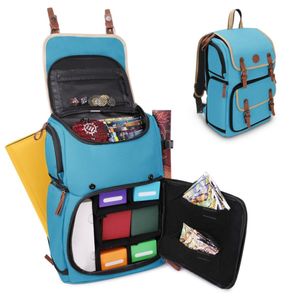 Enhance Designer Edition - Full Size Trading Card Storage Box Backpack - Blue