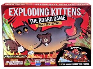Board Games: Exploding Kittens the Board Game - Super Fan Edition