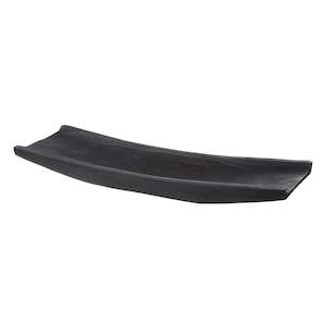 Homeware: Picton Timber Rectangular Tray Black
