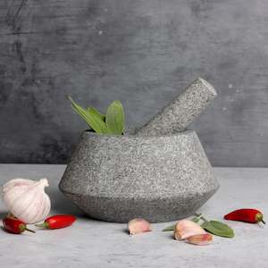 Homeware: Granite Mortar and Pestle