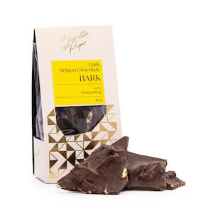 Pantry: Chocolate Bark – Dark Chocolate & Pineapple