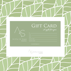 Artful and Sage Collective Gift Card (Physical Version)
