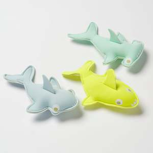 Kids Gifts Toys: Dive Buddies Salty the Shark Aqua Neon Yellow