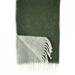 Blazing Daisy: Forest / Sage Reversible Throw