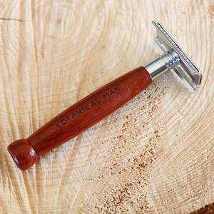 Botanical 1: Botanical Safety Razor with Rosewood Handle