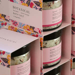 Botanical 1: Botanical Bath Salts Lavender + Sweet Orange