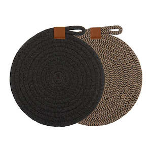 Ladelle: Nash Charcoal Set of 2 Trivets