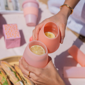 Porter Green Peach + Petal Fegg Silicone Unbreakable Glasses