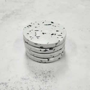 Gabel Teller: Terrazzo Coasters Set