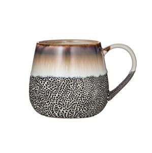 Homeware: Leaf & Bean Roma Reactive Glaze Mug Mocca