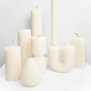 Candles Diffusers: Ivory White Soy Candles