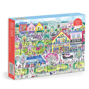 Gifts Under 50: Galison Michael Storrings Book Town Puzzle