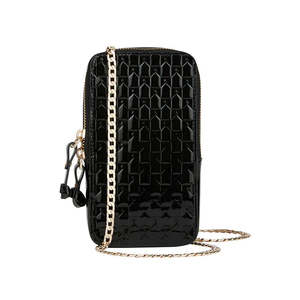 Monogram Mini Bag Black Patent Leather