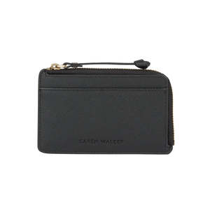 New Arrivals: Leather Zip Cardholder Black
