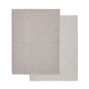 Heritage Stripe Cotton Tea Towel 2pcs Set