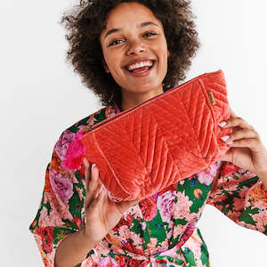 Bags Wallets: Velvet Toiletry Bag Tutu Dreams