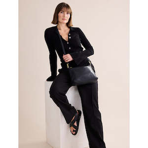 For Her: Augusta Crossbody Bag Black