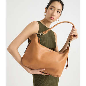 For Her: Small Slouchy Bag Tan