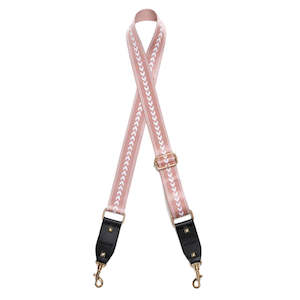 Antler: Antler Bag Strap White V Blush