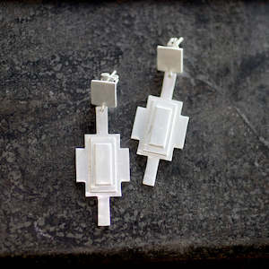 Antler: Billie Earrings Silver