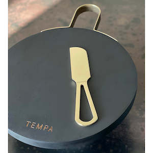 Orson Black 2pc Cheese Set