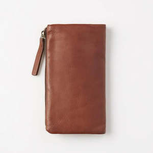 For Her: Large Capri Wallet Cognac