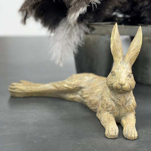 Room Decor: Pecan Country Hare Junior Resting