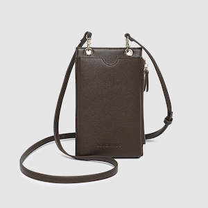 Bags: Suki Phone Bag Chocolate