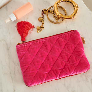 Me & You Velvet Cosmetics Purse