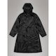 Rains - A-Line Longer Jacket Coal