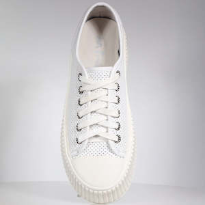 Footwear: Volt White Perf