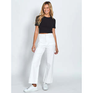 Pants: Milan Jean White
