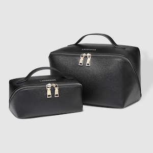 Cosmetic Bags: Orion Ellis Cosmetic Bag Set Black
