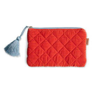 Cosmetic Bags: Life Unhurried Velvet Cosmetics Purse