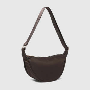 Sylvia Nylon Crossbody Bag Chocolate
