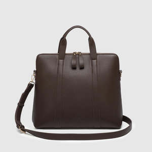 Bags Wallets: Rhodes Laptop Bag Chocolate