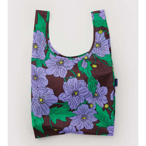 Reuseable Baggu Bag Maroon Poppy