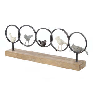 Homewares Living: Eva Iron Bird Sculpture