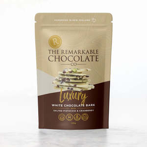 Kitchen Table: Remarkable Chocolate Bark Salted Pistachio & Cranberry 125g