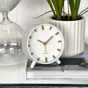 Room Decor: Grace Alarm Clock White