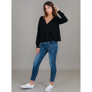 Vienne Long Sleeve Cardigan Black