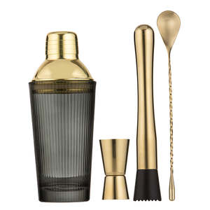 Glassware: Cyrus Charcoal 4pc Cocktail Set