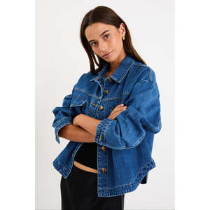 Echo Storm Blue Denim Jacket
