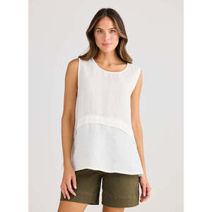 St Tropez Tank Top White