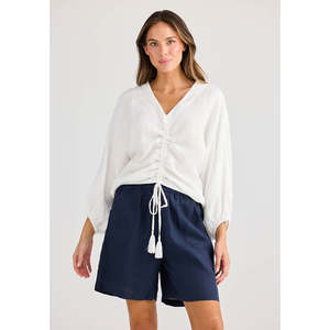 Holiday: Happy Hour Top White